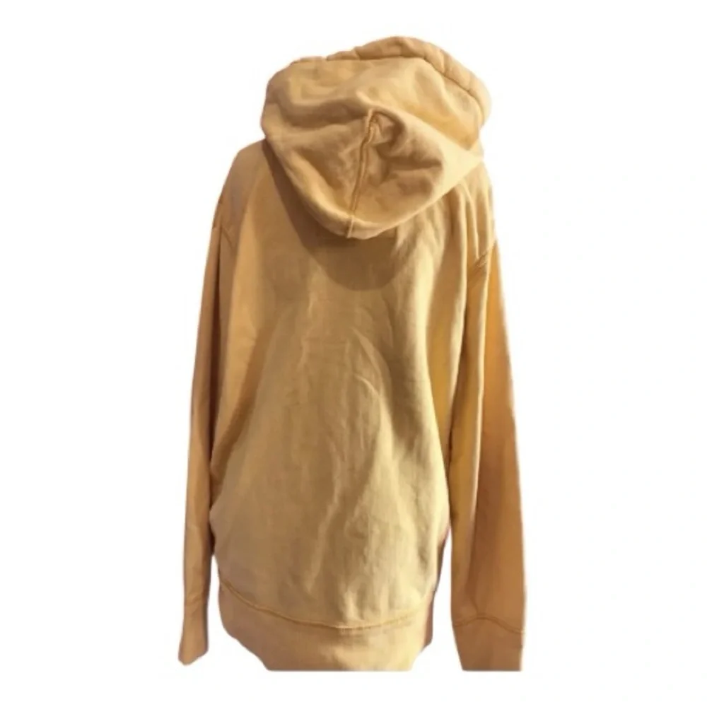 American Eagle Outfitters Classic Fit distressed yellow hoodie sweatshirt‎ S